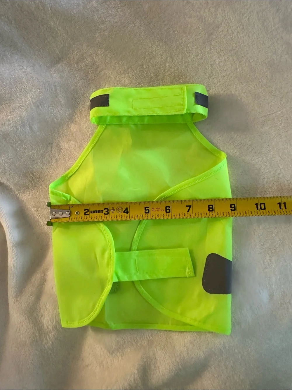 Dog high visibility vest Neon Yellow 1 unit
